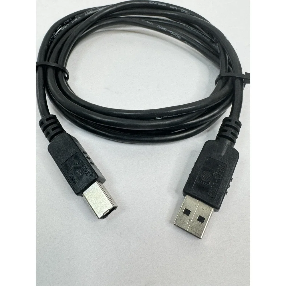 HP‎ USB Printer Cable 2.0 Interface Black 6ft 8121-0868